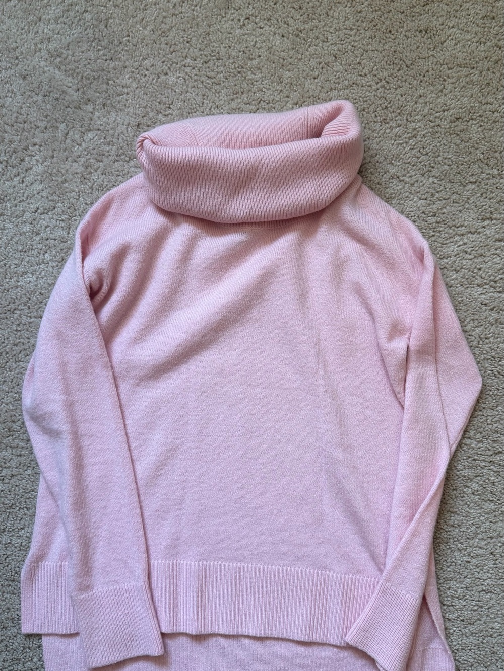 Banana Republic Light Pink Turtleneck Sweater